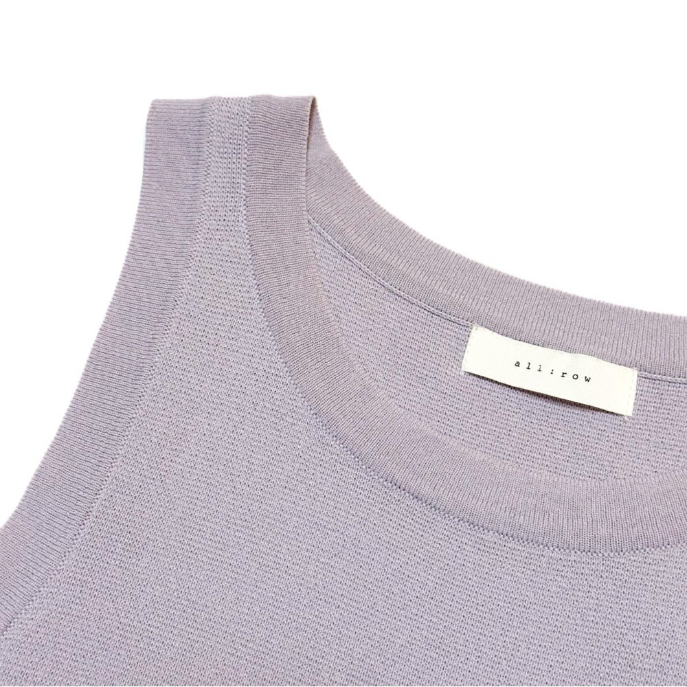5/$50 all:row The Signey Top Dusty Lavender Knit Racerback Tank Top Shell